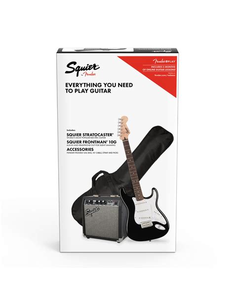 Electric Guitar Pack Fender Squier Strat Frontman 10G Muzi Lt