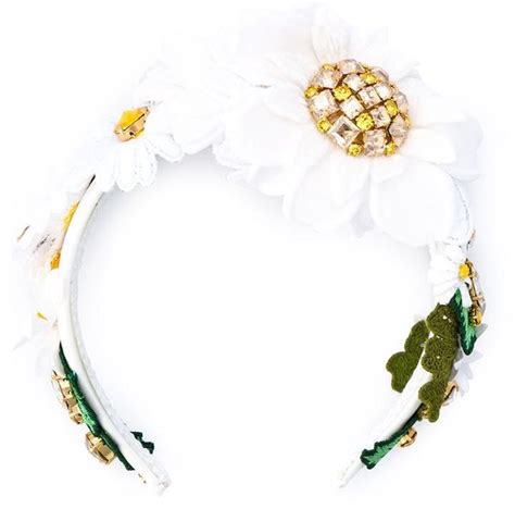 Dolce And Gabbana Flower Embellished Headband Daisy Headband Flower