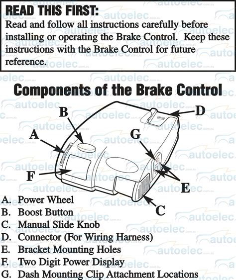 Electric Brake Controller Tekonsha Primus Iq Wiring