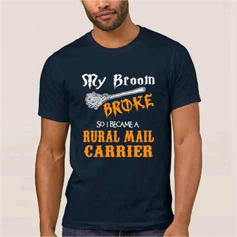 Rural Mail Carrier T Shirt Men Man Round Collar Kawaii Funny T Shirt