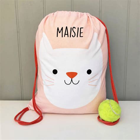 Personalised School Kit Bag By Pink Pineapple Home And Ts