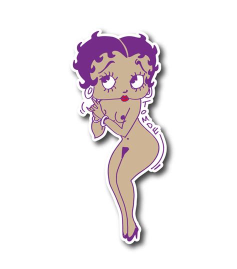 Betty Boop Pinup Sticker Tomde Studio