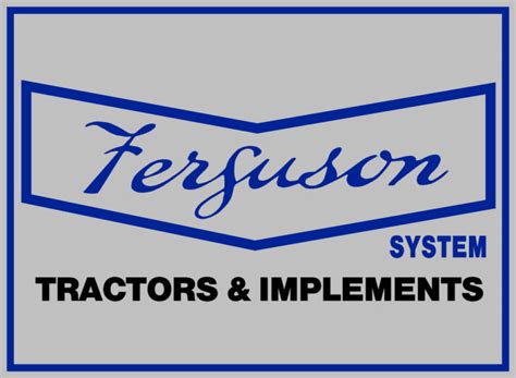 Ferguson System Tractors And Equipment Banner Classic Farm Tractors