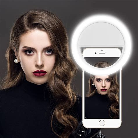 Besiuni Selfie Ring Light Portable 36 Led Lamp For Selfie Flash Light For All Smartphones Iphone
