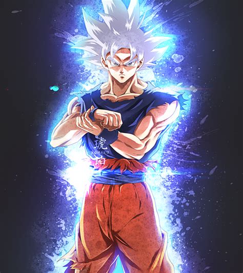 Characters are property of akira toriyama it took me: Son Goku Ultra Instinct by Kohaku-Art | Dragon ball art, Goku