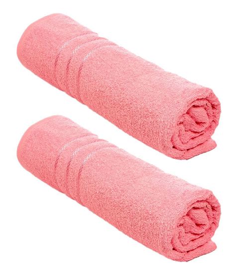 Bombay Dyeing Single Cotton Bath Towel Pink Buy Bombay Dyeing