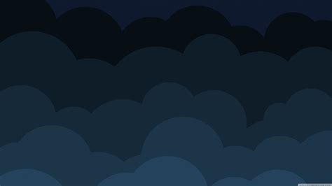 Dark Cartoon Clouds Ultra Hd Desktop Background Wallpaper For 4k Uhd Tv