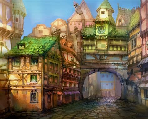 8296 votes and 244884 views on imgur: Fantasy Town Wallpaper and Background Image | 1600x1280 | ID:893246 - Wallpaper Abyss