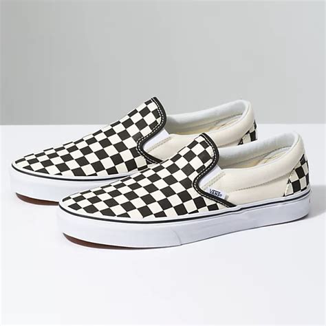 Checkerboard Slip On Shop Shoes At Vans