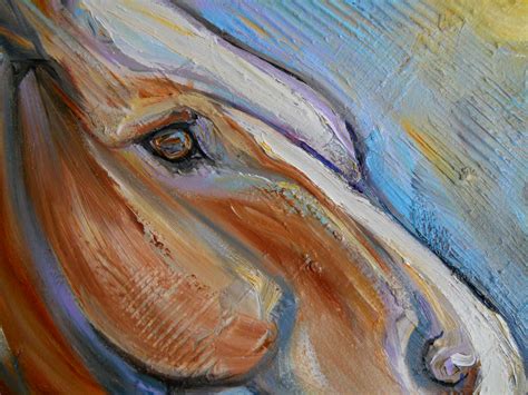 Abstract Horse Art Save A Face