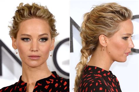 Jennifer Lawrences French Braid How To Get The Look