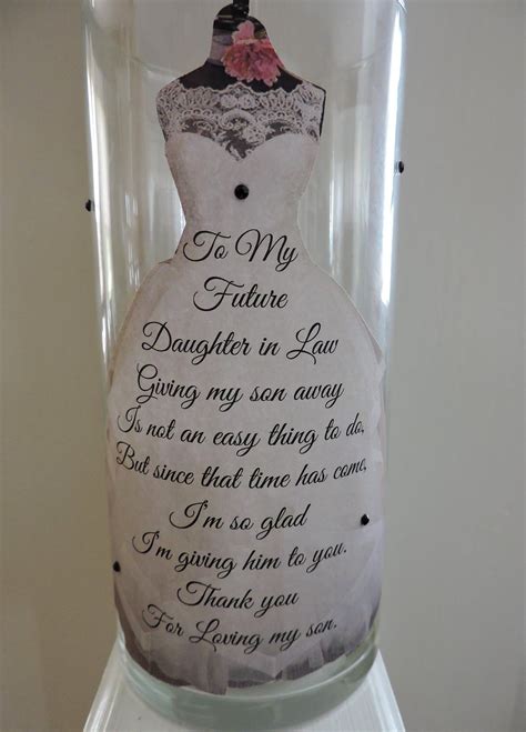 My wedding gift to you? Future Daughter in Law Gift Daughter in Law Wedding Gift ...