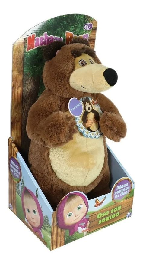 Masha Y El Oso Peluche De Oso Con Sonido Spin Master Mali Toys JugueterÍa