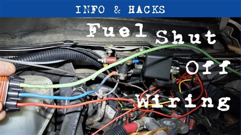 Wire Fuel Shut Off Solenoid Wiring Diagram