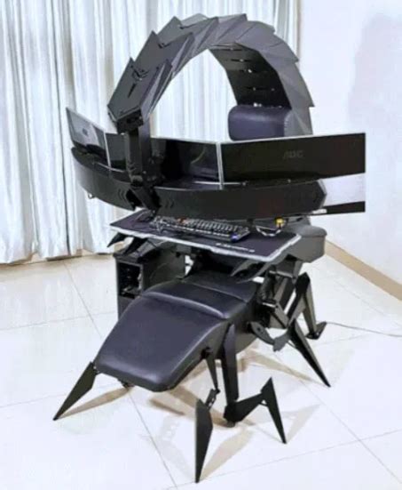 This Scorpion Shaped Giant Robotic Gaming Chair That Also ‘cocoons And