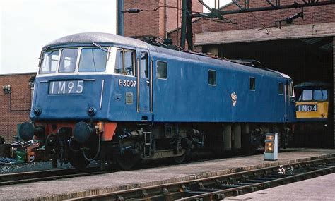E3007 At Longsight Shed On 8th August 1965 Bill Wright Electric