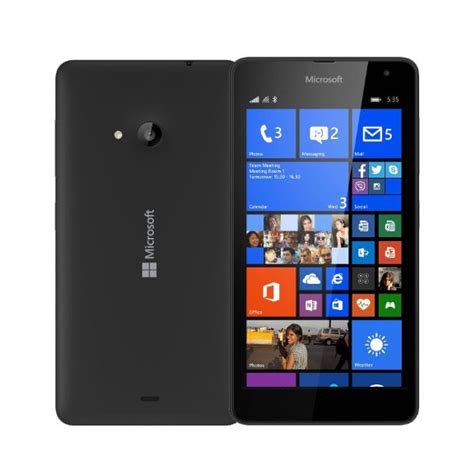 Microsoft Lumia 535 Smartphone With 500 Inch 540x960 Display Powered