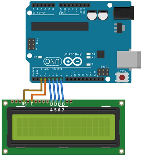 Interfacing Of Lcd 16x2 With Arduino