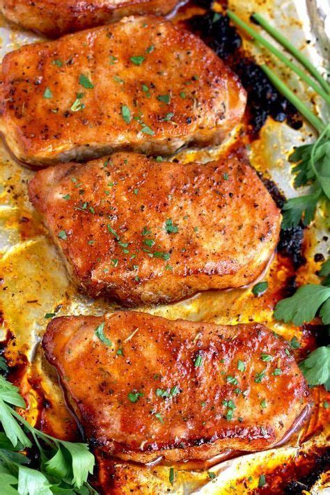 Here you only need thin cut pork chops, sliced onions, mayonnaise and dairy free cheddar (or regular extra sharp cheddar). These Oven Baked Pork Chops are seasoned with simple ...