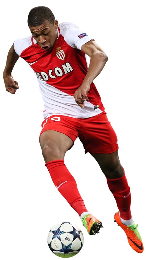 He plays the game like a veteran but you can still catch him goofing. Kylian Mbappé football render - 35531 - FootyRenders