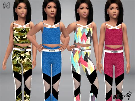 Mp Electra Sport Outfit Child By Martyp Sims 4 Children Sims 4