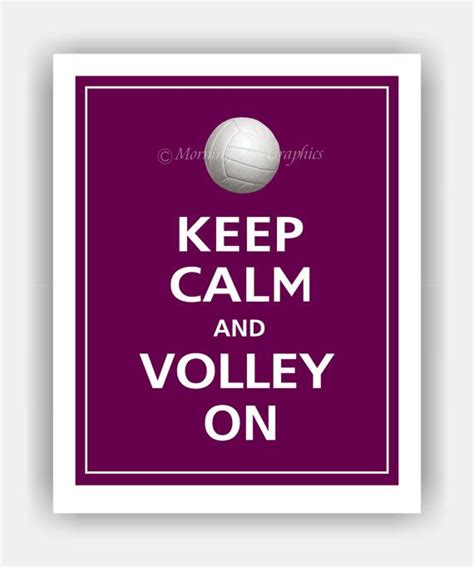 Volley On Keep Calm Calm Volley