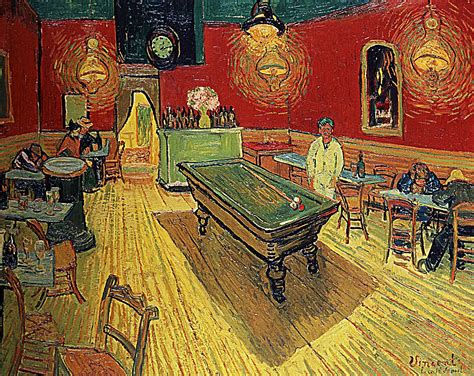 1888 Vincent Van Gogh Le Café de nuit place Lamartine à Arles Huile