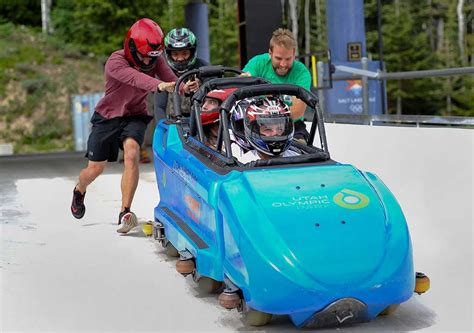 Experience A Utah Olympic Park Bobsled Ride Park City Lodging