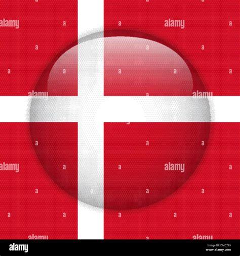 Denmark Flag Glossy Button Stock Vector Image And Art Alamy