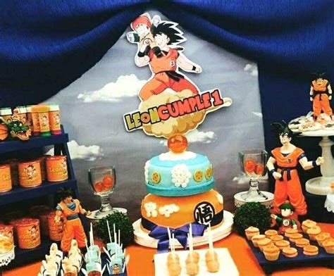 Decoracion De Goku Para Cumpleaños Pin De Valerie Ruíz Em Dragon Ball