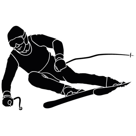 Alpine Skiing Clip Art Skiing Png Download 600600 Free