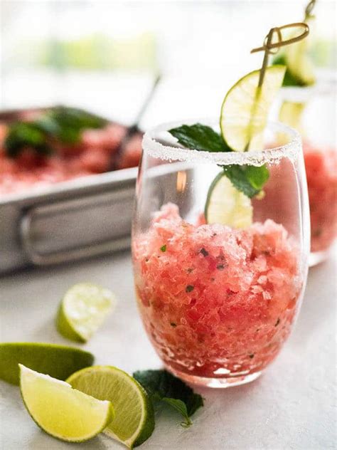 Watermelon Mojito Granita Plated Cravings