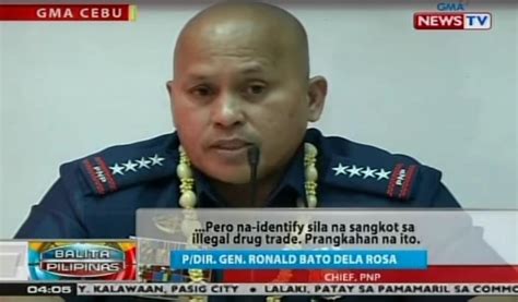 Bato Dela Rosa Cebu Cops Sacked Because Of Alleged Links To Illegal