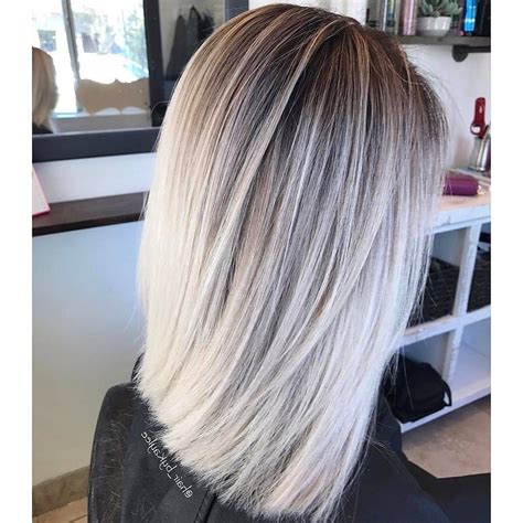 You can use purple shampoo to maintain this amazing shade for a longer period of time. 10+ Chic Balayage Blonde Straight Hair | Hair color for ...