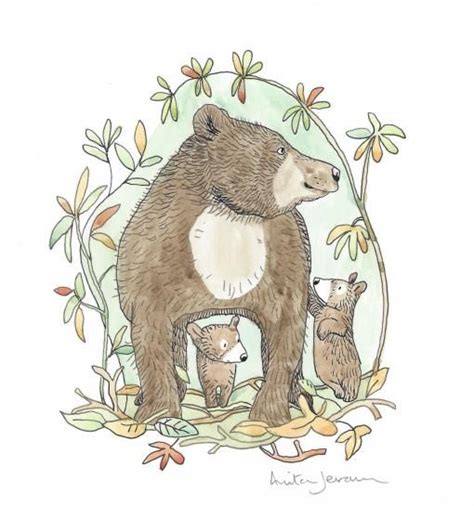 Childrens Book Illustration Bear Art Bear Illustration Animal