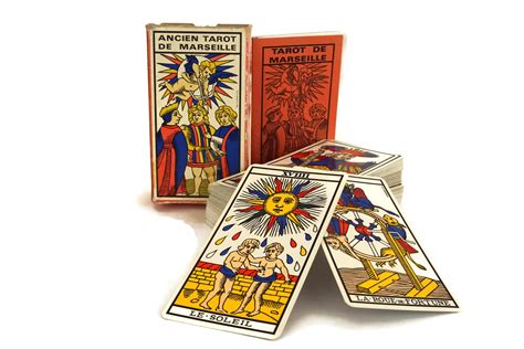 Vintage French Tarot De Marseilles Fortune Telling Cards