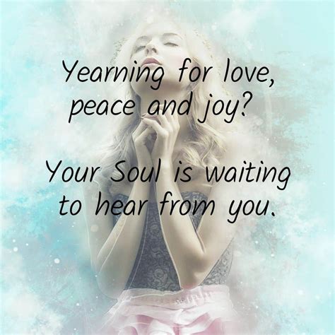 Yearning love peace joy Soul waiting - New Waves of Light