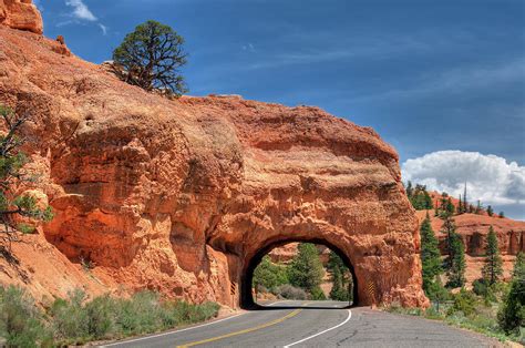 Red Canyon National Park Utah Road Tunnel Photograph By Jim Vallee