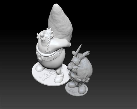 asterix and obelix 3d print ready 3d model 3d printable cgtrader