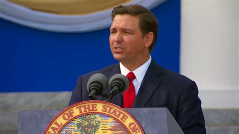 Read And Watch Florida Gov Ron Desantis Complete Inaugural