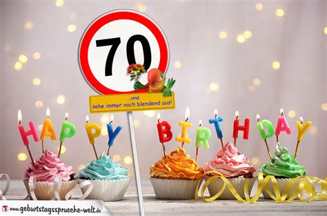 70 jahre man oh man das ist eine zahl, die man wahrlich feiern kann. 70. Geburtstag Geburtstagswünsche mit Schild und Alter auf Karte - Geburtstagssprüche-Welt