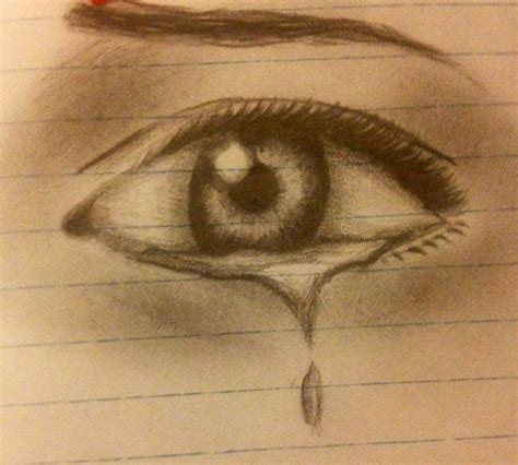 A Crying Eye By Naama6699 On Deviantart Eye Drawing Drawings