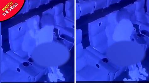 Daring Couple Caught Out Having Sex In Empty Cinema As Security Video