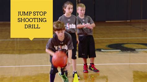 Jump Stop Shooting Drill Youtube