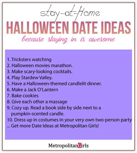 Best Halloween Date Night Ideas For Adult Couples With Images