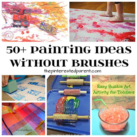 50 Painting Without Brushes Ideas The Pinterested Parent