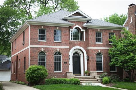 Luxury Brick House Stock Image Image Of Contract Foreclosure 19684473