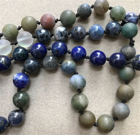 Mala Yoga Beads Yoga Jewelry Meditation Beads Gemstone Etsy