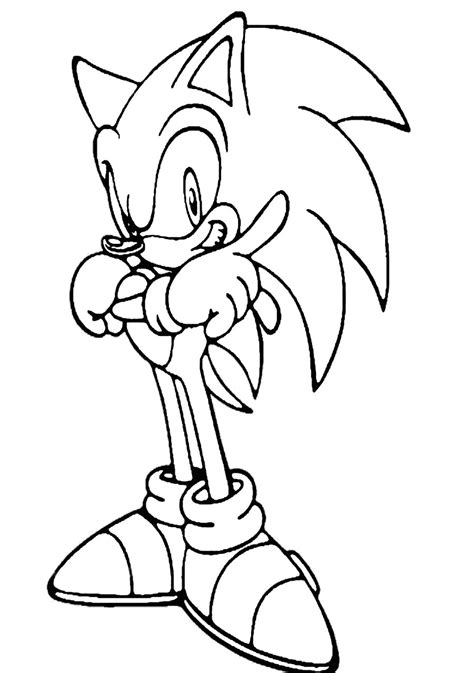 Printable sonic pdf coloring pages printable sonic pdf coloring pages sonic the hedgehog is sega 's mascot and the eponymous protagonist of the sonic the hedgehog series. Sonic Coloring Pages (9) Coloring Kids - Coloring Kids