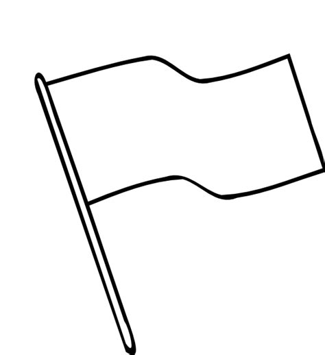 Flag Outline Template Clipart Best